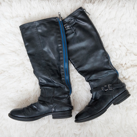 Madden Girl Shoes - Madden Girl Zoiiee Boots in Black Paris